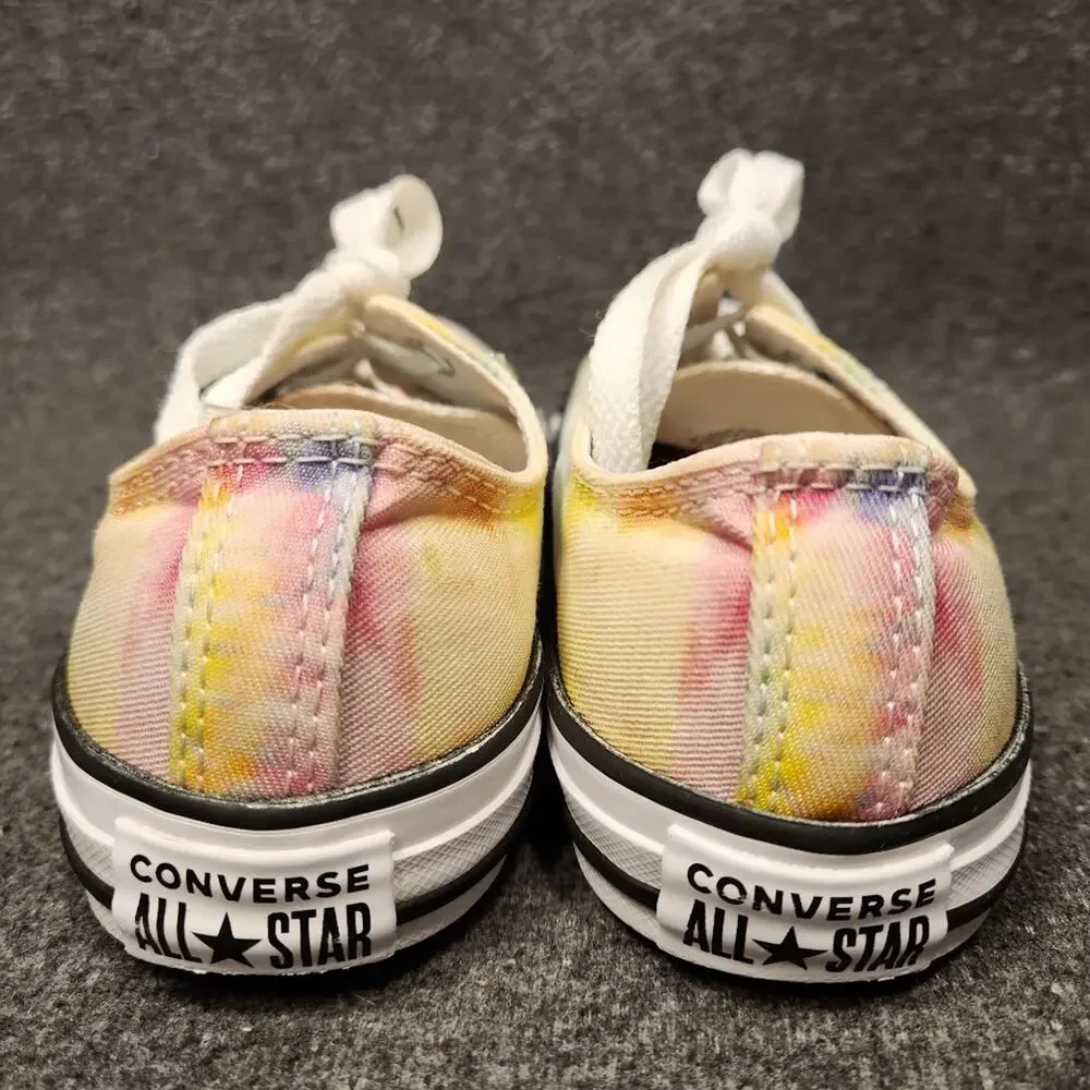 CONVERSE Chuck Taylor All Star 365582F Tie Dye Lo Top Sneakers Youth 3 Girls